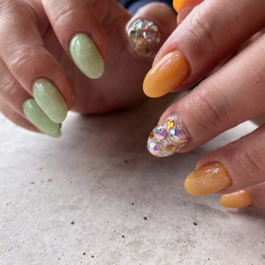 ユニコーンギャラクシー うめつくしネイル 泉佐野のネイル メークサロン Nail Make Bar Anne